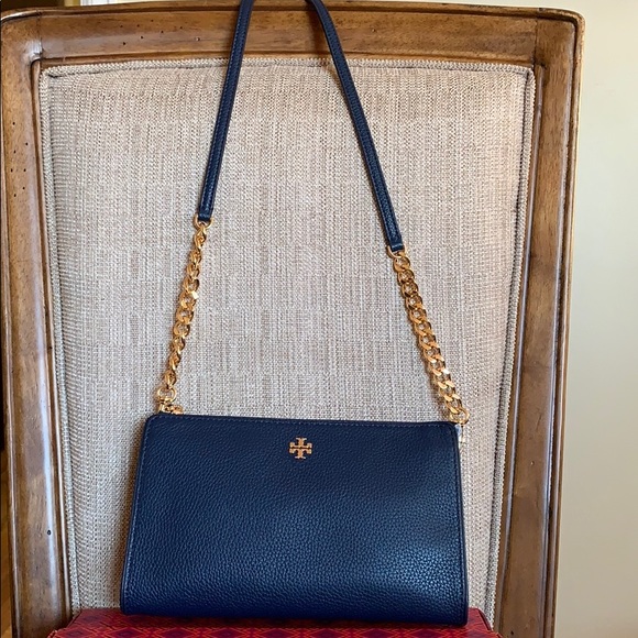 Tory Burch Carter Slim Crossbody Royal Navy - Picture 16 of 16